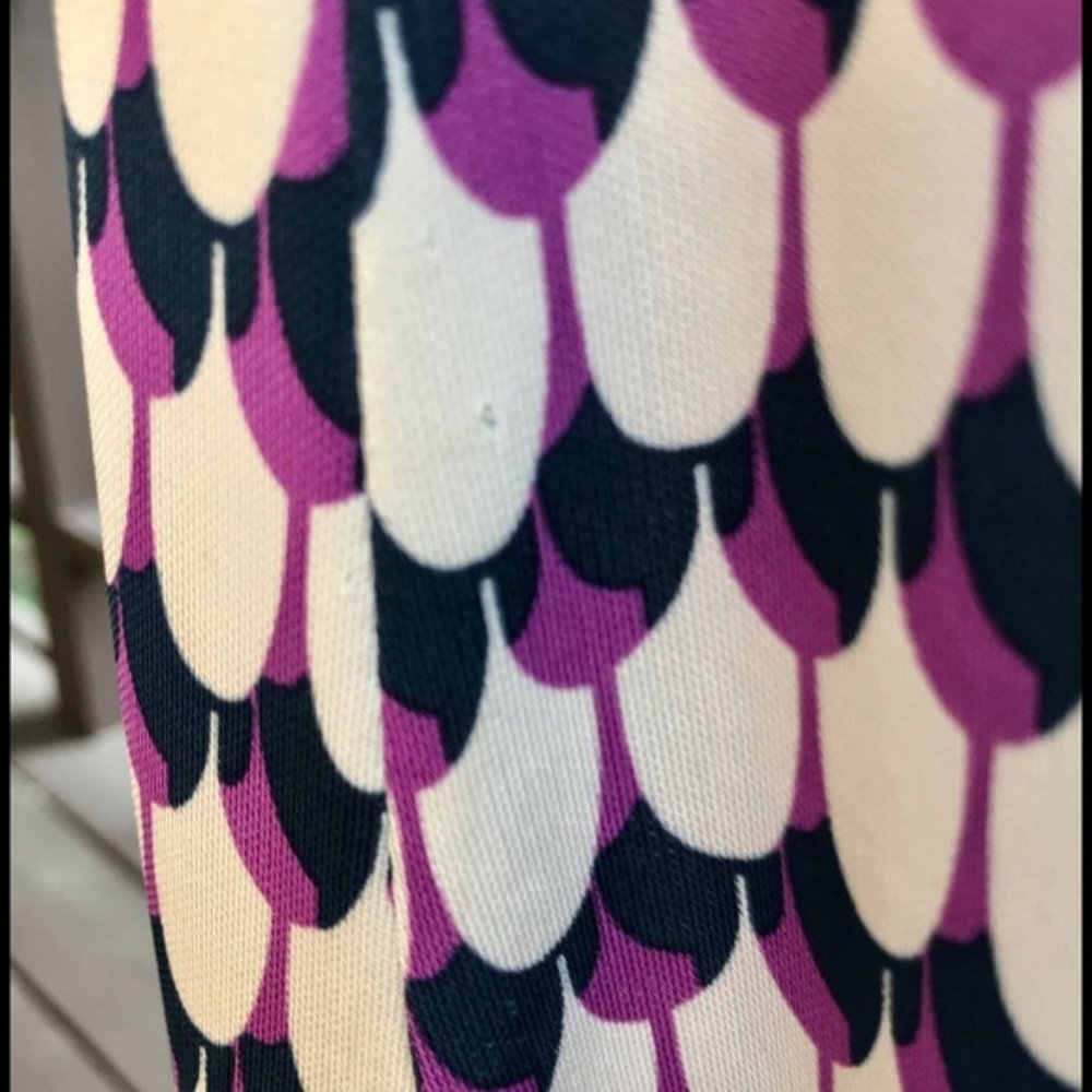 ⭐️HP⭐️NANETTE LEPORE▪️Retro Abstract Tea Midi Dress - Picture 6 of 7